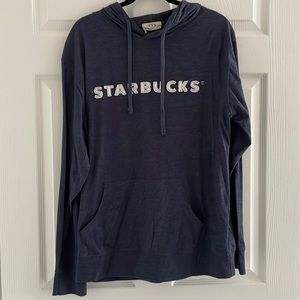 Starbucks blue heather light sweatshirt